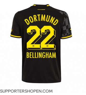 Borussia Dortmund Jude Bellingham #22 Borta Matchtröja 2022-23 Kortärmad